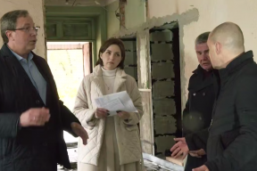 Глава Городского округа Пушкинский посетил третий корпус стационара №2 Пушкинской клинической больницы