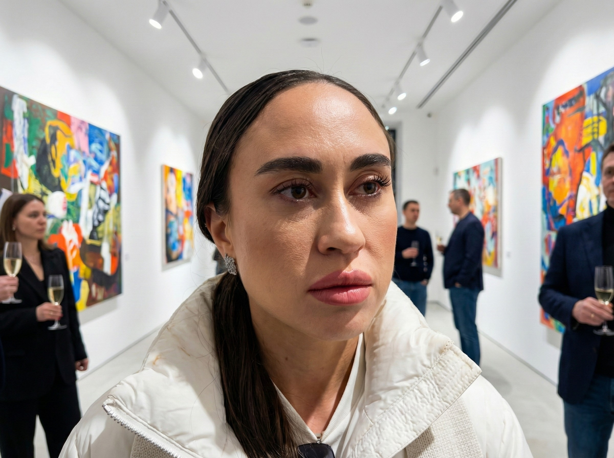 Картины по 600 тысяч и странное поведение: выставка дочери Любови Успенской. Мама оплатила?