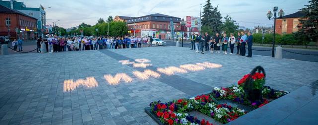 В Орехово-Зуеве зажгли 700 свечей в рамках акции «Свеча памяти»