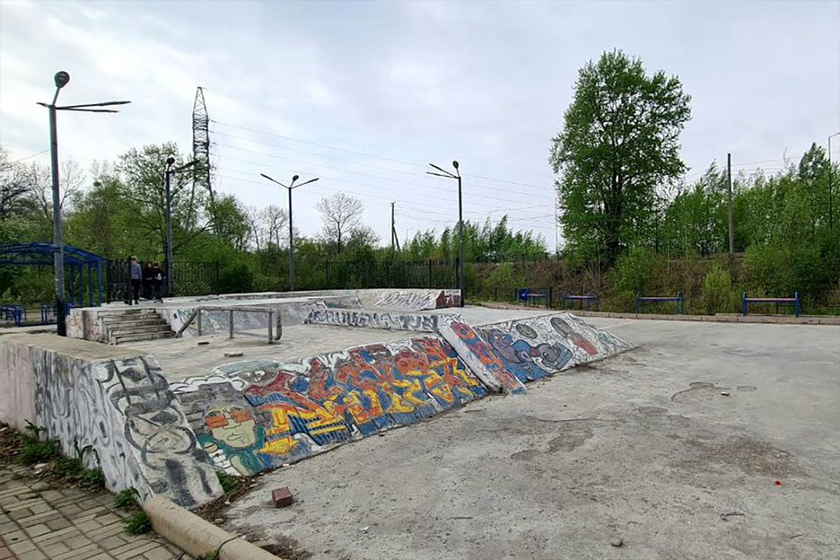 Скейт-парк на набережной в Биробиджане обновят