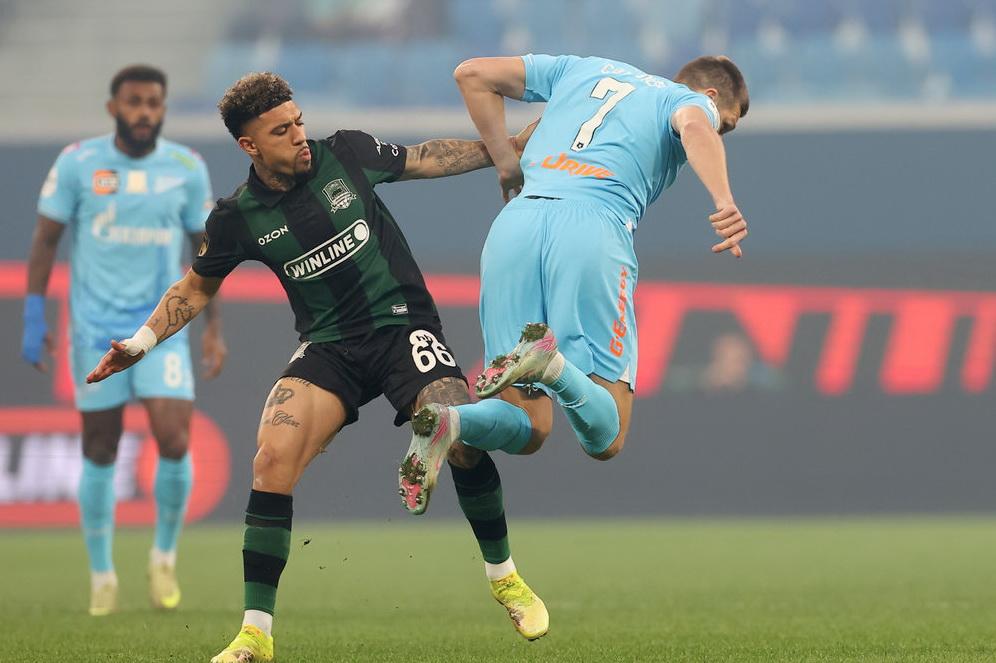 «Зенит» и «Краснодар» разошлись миром в драматичном дерби — 1:1