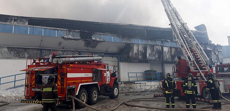 В Москве ликвидировали пожар в торговом комплексе «Савеловский»
