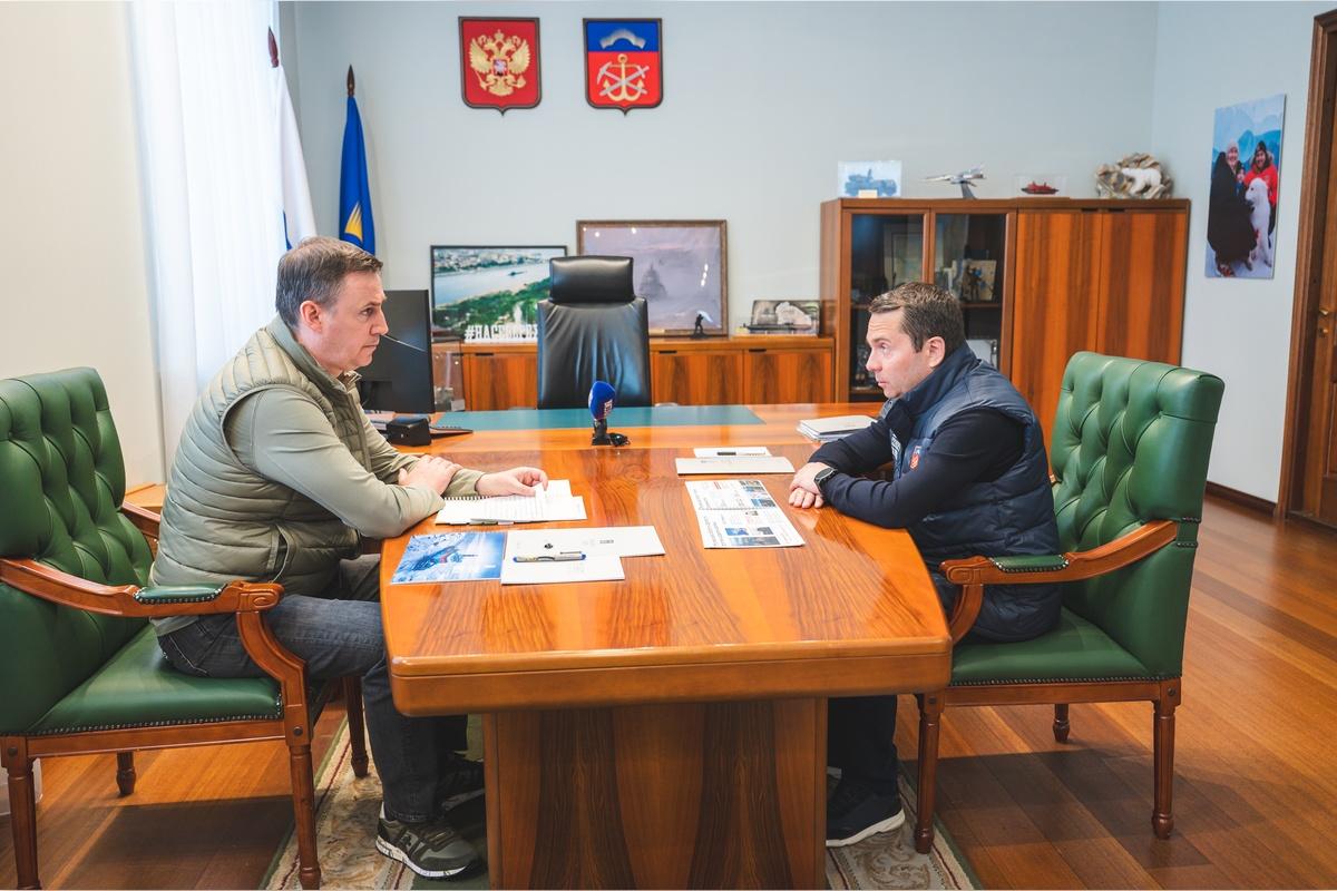 Дмитрий Патрушев и Андрей Чибис обсудили развитие экологических проектов в Мурманской области