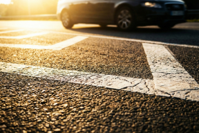 Разметка-галочка: Зачем на дорогах России стали рисовать новые знаки