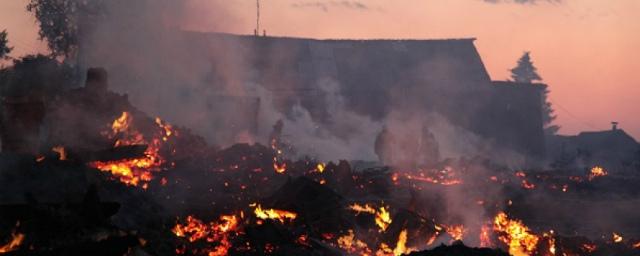 В Архангельской области при пожаре погиб человек