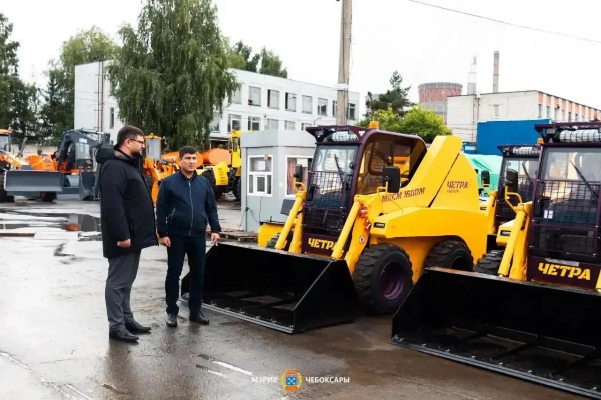 Глава Чебоксар Станислав Трофимов проверил готовность «Дорэкса» к зимнему сезону и обновление техники