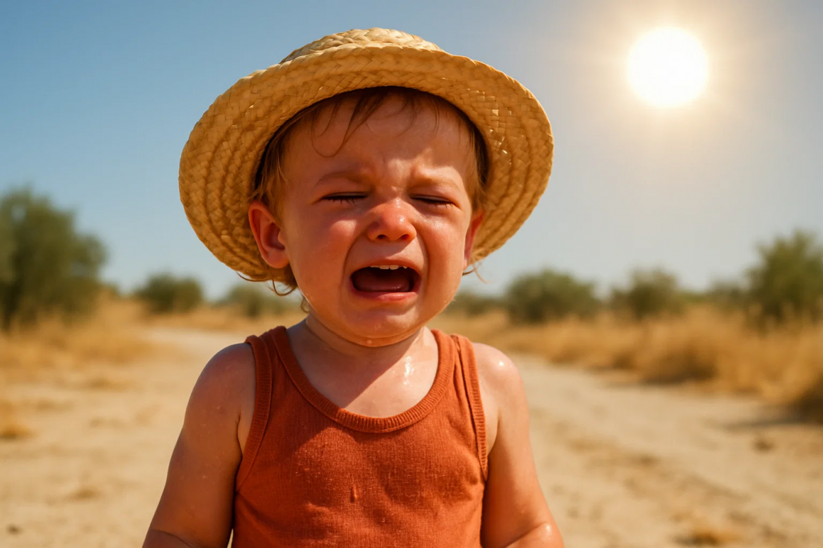 Врач назвала признаки обезвоживания и нормы потребления воды детям при жаре