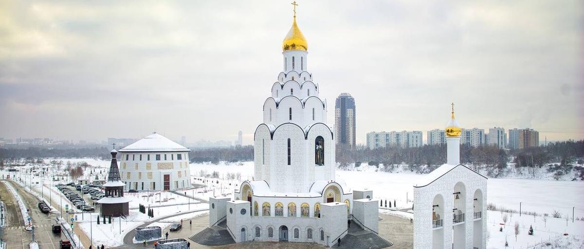 A church was opened in Tushino on the bank of the Moskva River