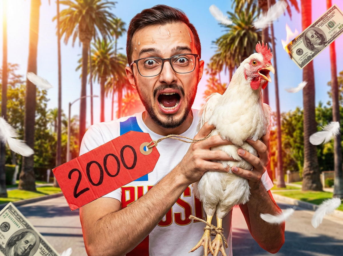 Русский показал цены в США: курица по цене икры. Мечтаете о Голливуде? Готовьтесь к нищете