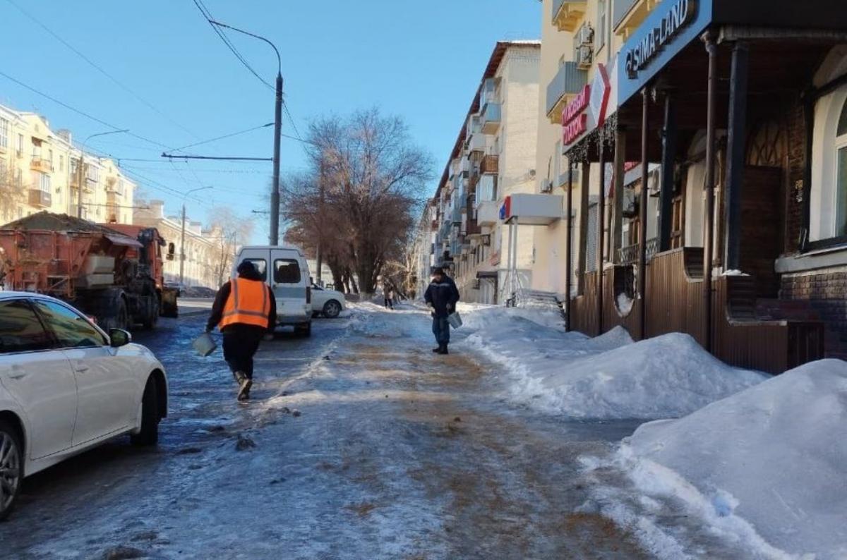 Мэрия Оренбурга извинилась за гололёд