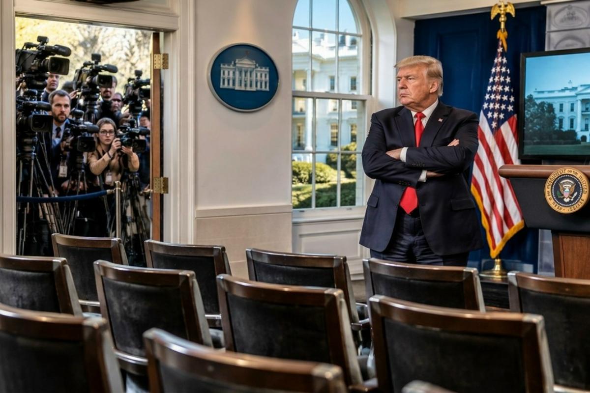 Трамп просто онемел. Сенсация – американские СМИ «заткнули рот» президенту США