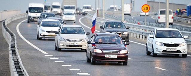 Суточный рекорд движения по Крымскому мосту был побит