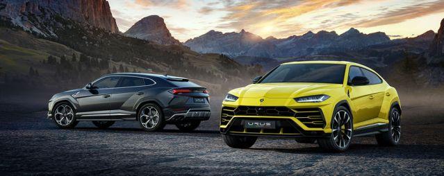 В Лондоне засняли на видео кроссоверы Lamborghini Urus