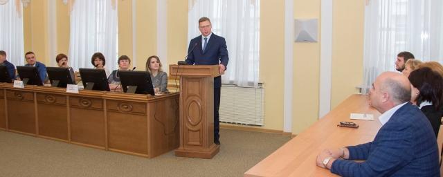 Бурков вступил в должность губернатора Омской области