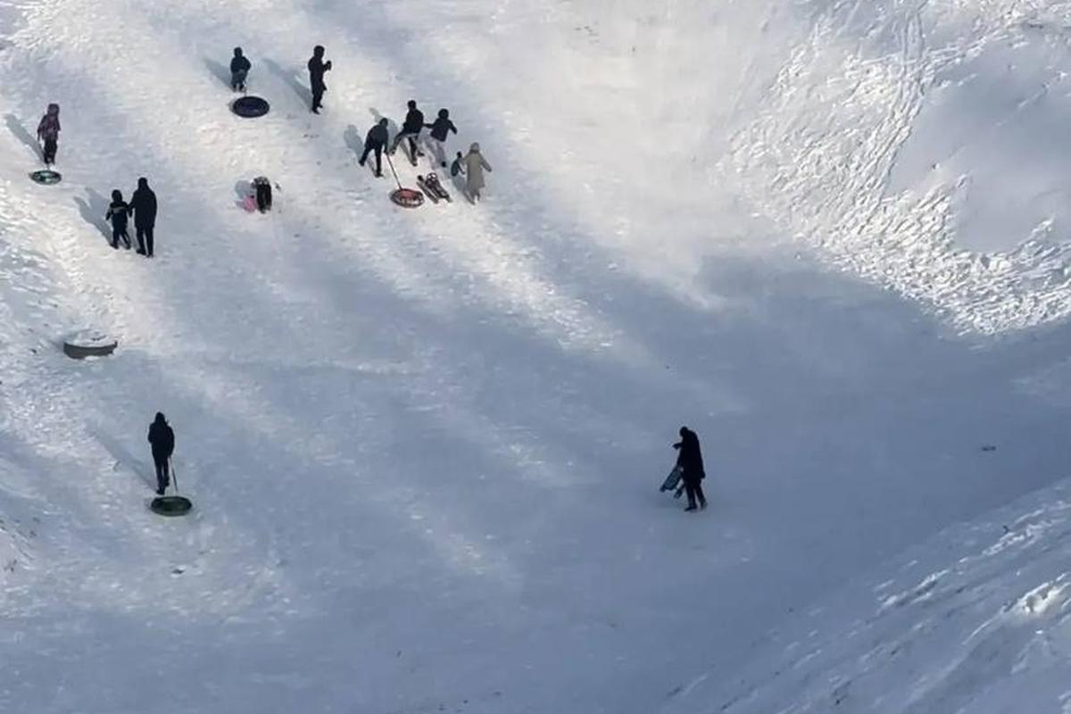 Катание на санках на Змиевке: власти Ростова и местные жители негодуют