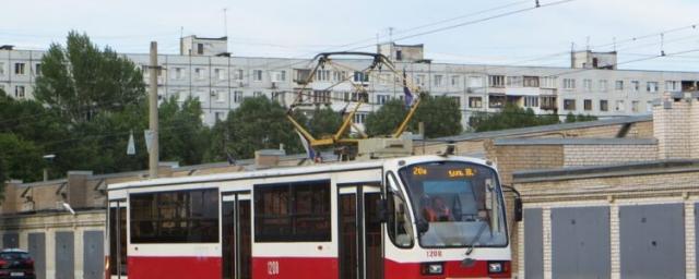 В Самаре на Ново-Садовой снова встали трамваи