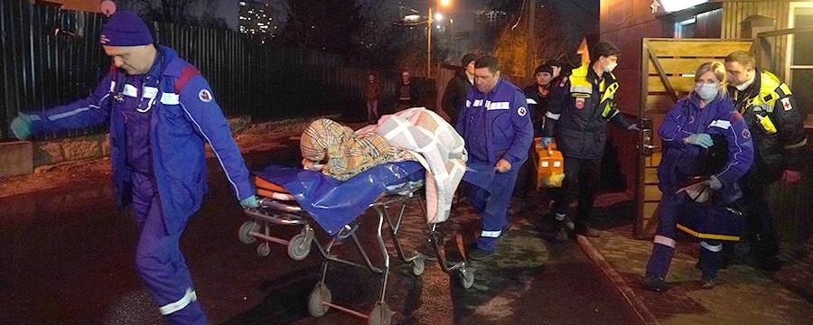 Четыре человека стали жертвами пожара в доме престарелых в Москве