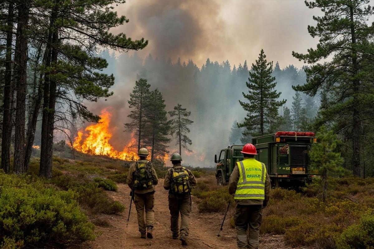 Ветер разгоняется до 20 м/с: Хакасия бросает парашютистов-десантников на тушение лесов