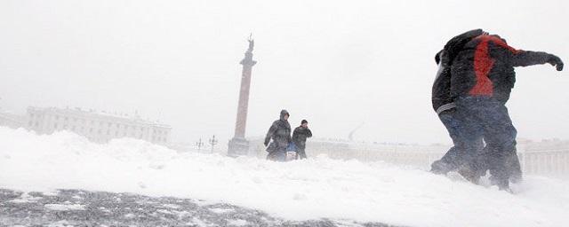 Жителей Петербурга ждет похолодание до -17 градусов и метель