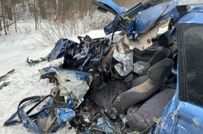 Водитель Chevrolet Lacetti погиб в лобовом ДТП под Тверью