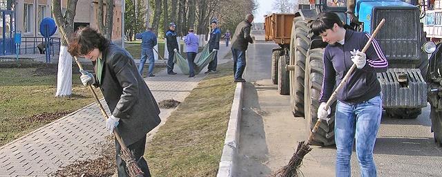 В Красноярске начали проводить работы по благоустройству территорий