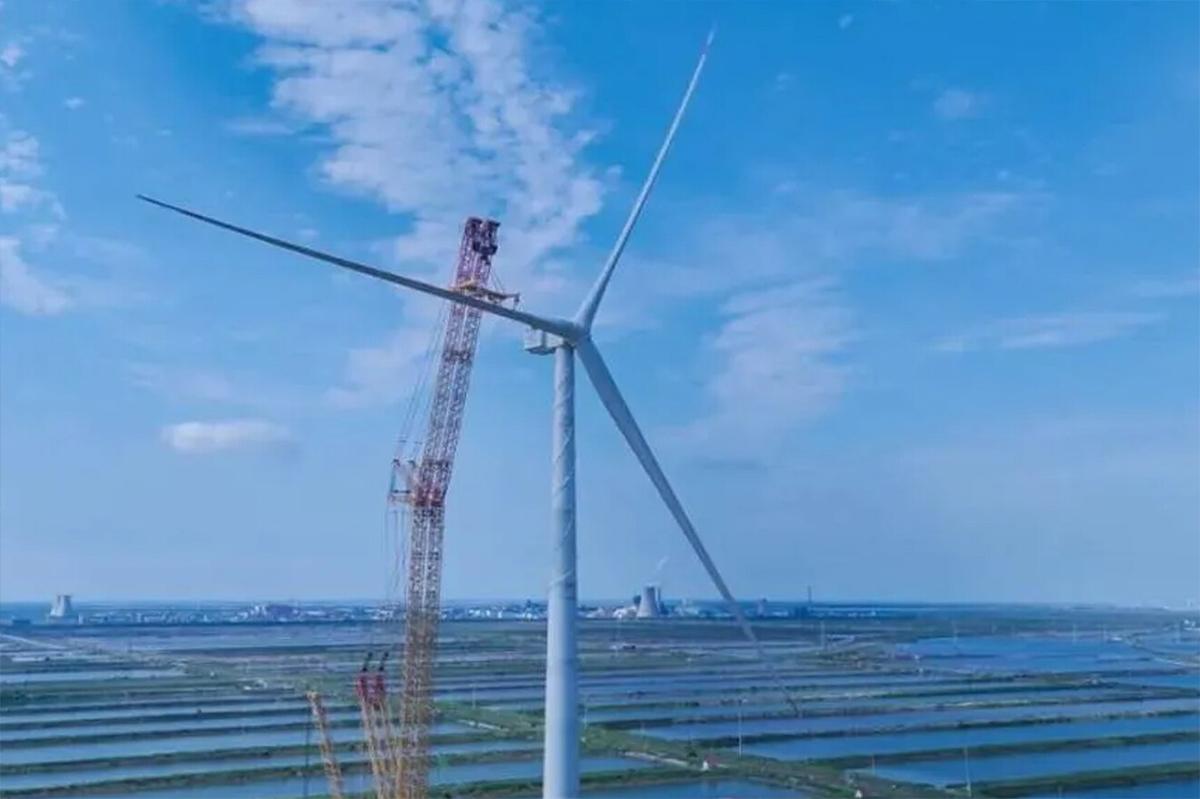 В КНР создали мощнейшую в мире морскую ветроэнергетическую установку