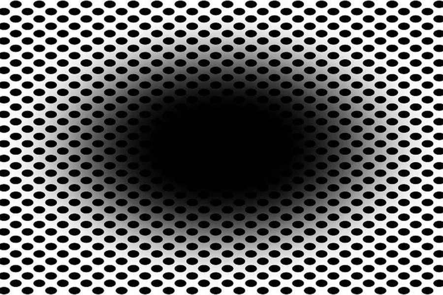 Психологи из Норвегии создали оптическую иллюзию растущей черной дыры