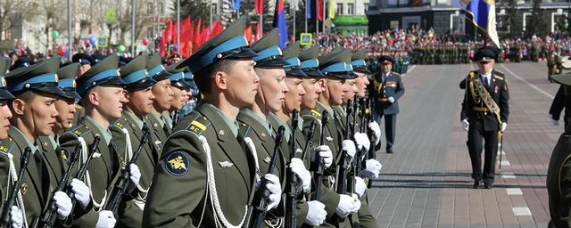 Военные из Монголии приняли участие в параде Победы в Бурятии