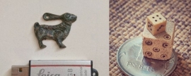 В Пскове на раскопках археологи нашли старинные игральные кости