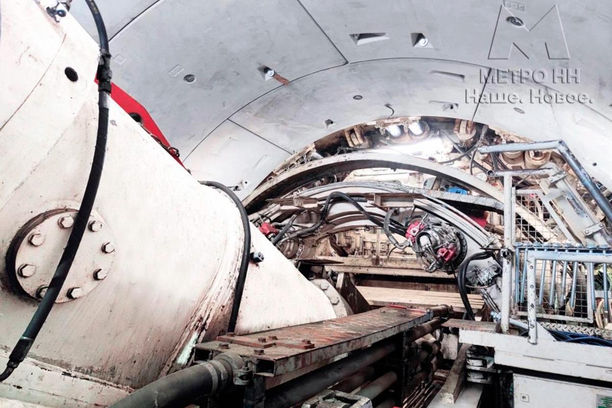 Второй тоннель новой станции метро в Нижнем Новгороде планируют завершить до конца года