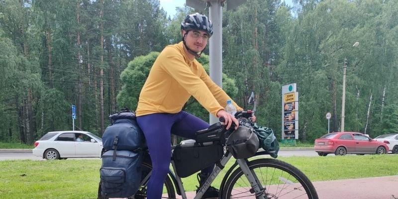 Турецкий студент ТГУ отправился в велопутешествие по России, наметив преодолеть 6500 км