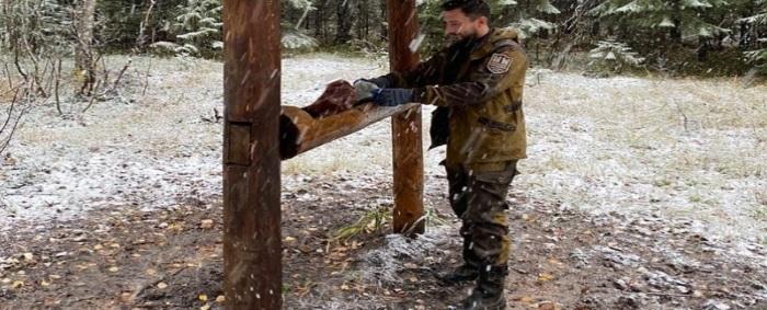 В Мордовском заповеднике животных регулярно подкармливают солью