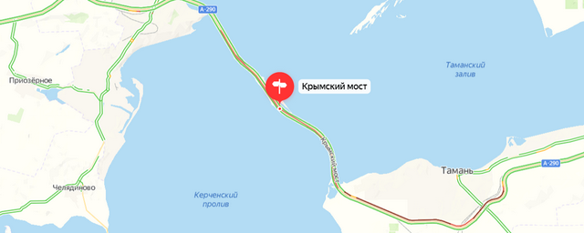 На Крымском мосту до сих пор наблюдается сложная ситуация