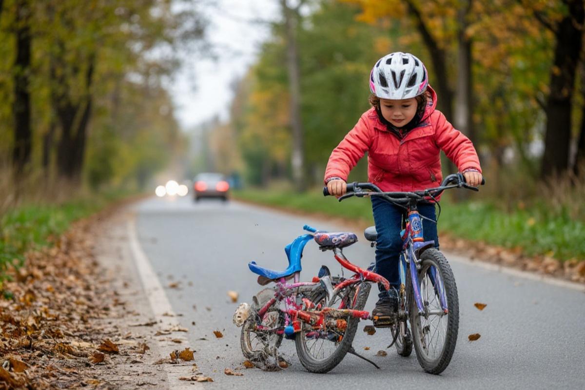 В Мордовии сбили 5-летнего велосипедиста
