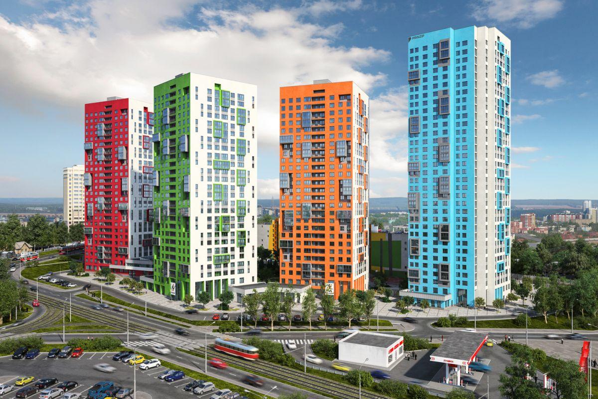Екатеринбург вошел в топ-5 городов России по вводу жилья в 2023 году