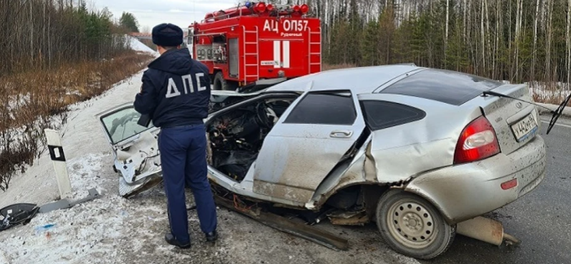 Жену спикера гордумы Североуральска, который погиб в ДТП, перевезли в областную больницу