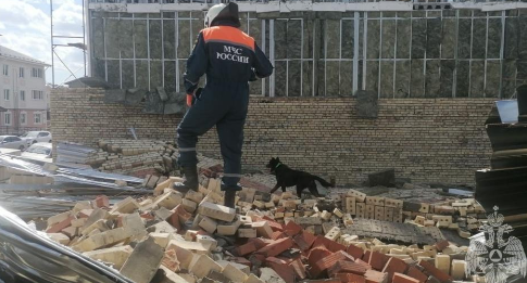 В Татарстане рухнула стена строящегося дома