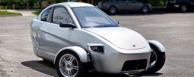 Трехколесное авто Elio E1 запустят в серийное производство