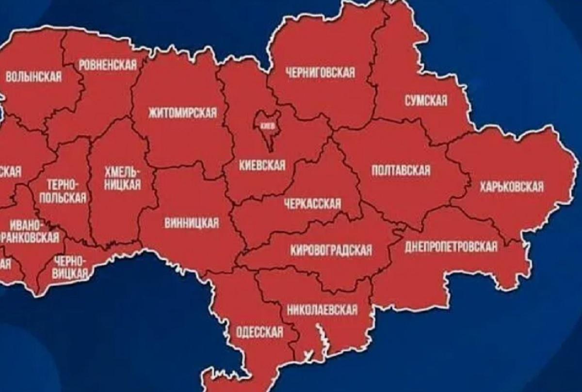 Харьковская область сегодня карта