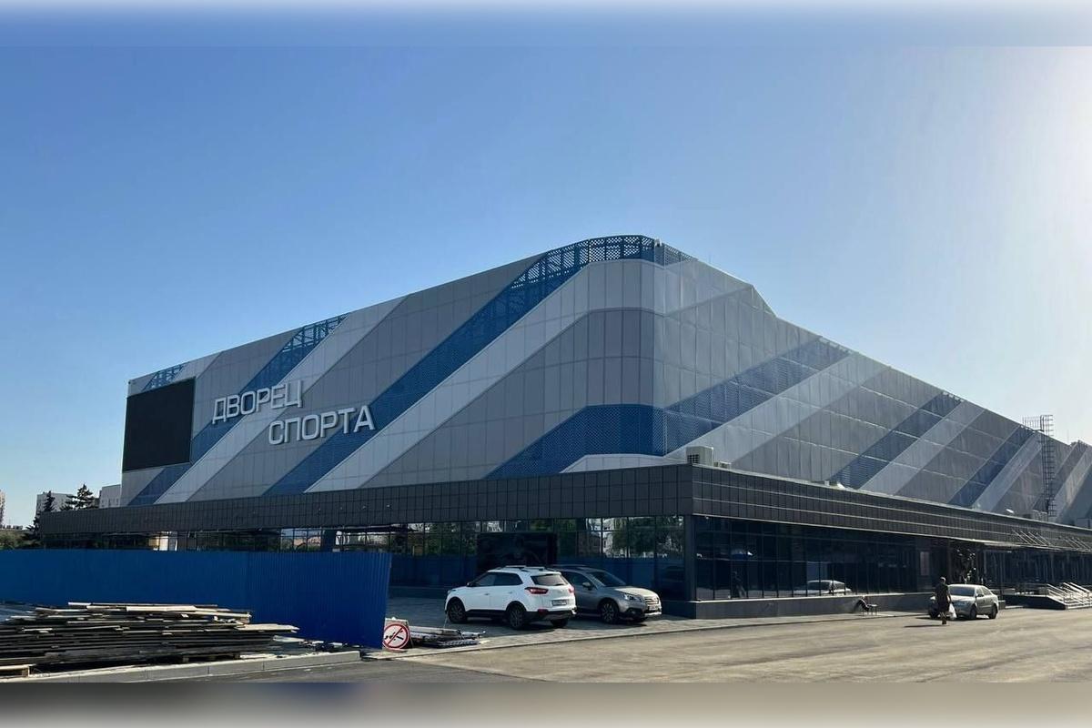 Врио губернатора Юрий Слюсарь: Ремонт Дворца спорта в Ростове завершен