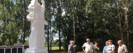 В селе Новоселка Ивановской области благоустроили территорию у памятника погибшим в ВОВ