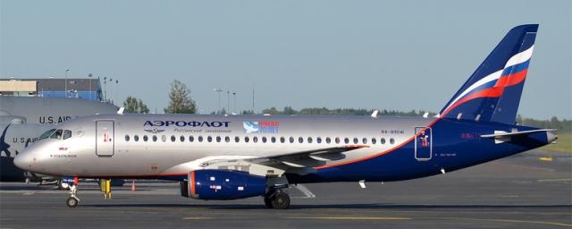 «Аэрофлот» отменил рейс самолета Sukhoi Superjet 100 из Уфы в Москву