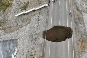 В Чулымском районе размыло трассу к двум поселкам