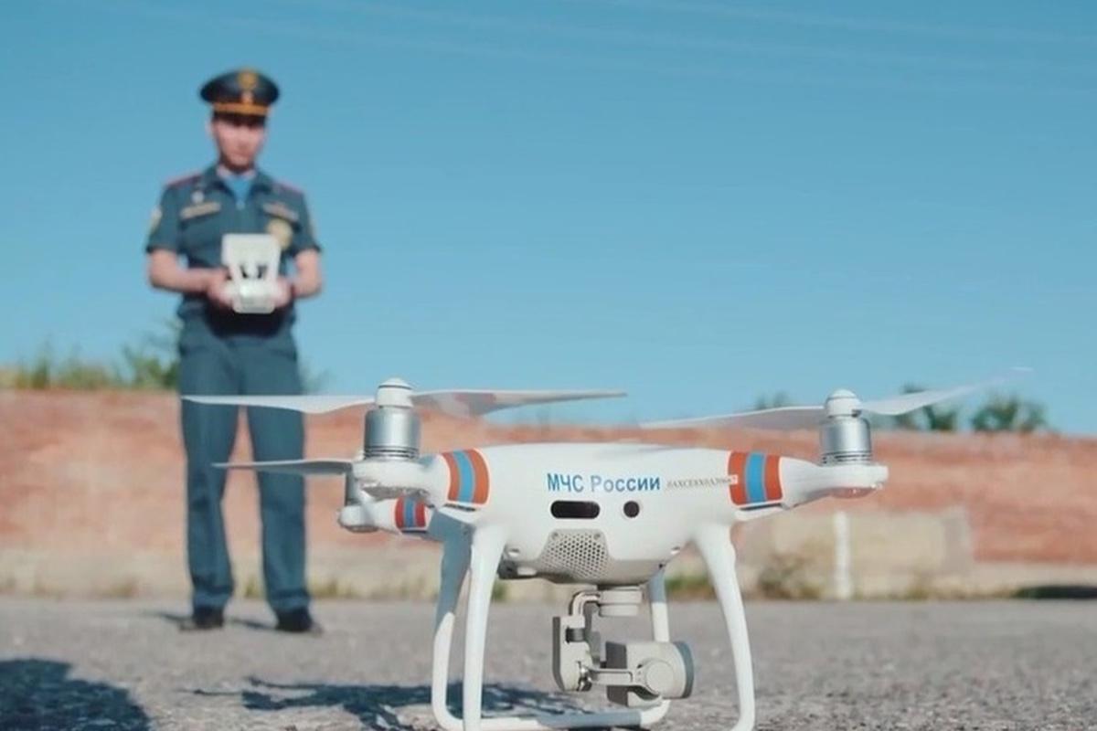 Калмыцкие степи теперь патрулируют дроны для борьбы с пожарами