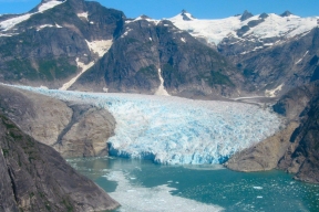 Glaciers in Alaska are melting much faster than they have in the past