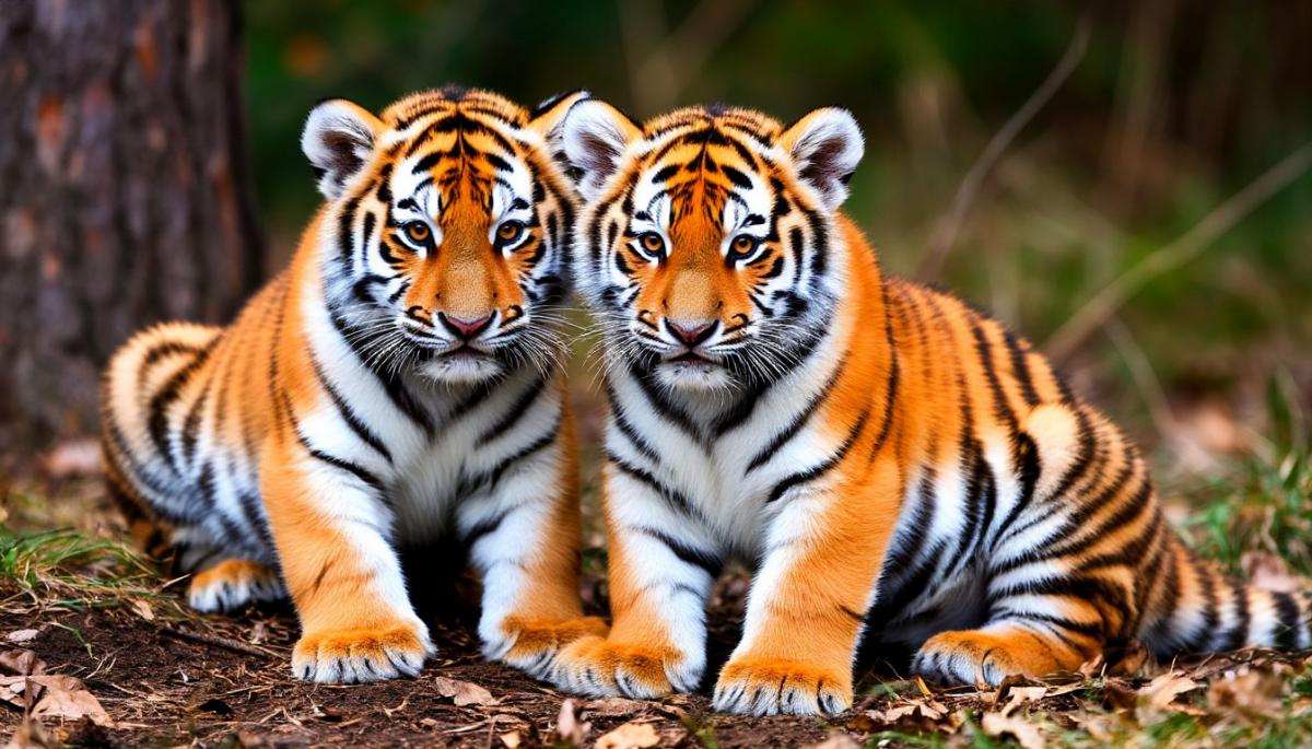 В питомнике под Волоколамском появились на свет два амурских тигренка