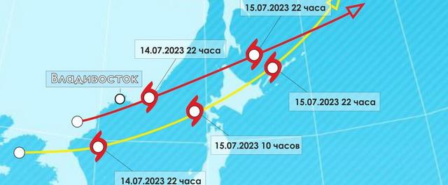 Синоптики поменяли прогноз по циклону в Приморье