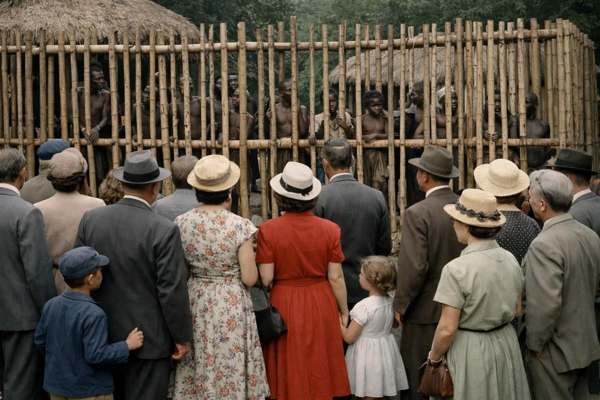 «Воскресный аттракцион» для всей семьи: как Европа ходила смотреть на людей в зоопарках