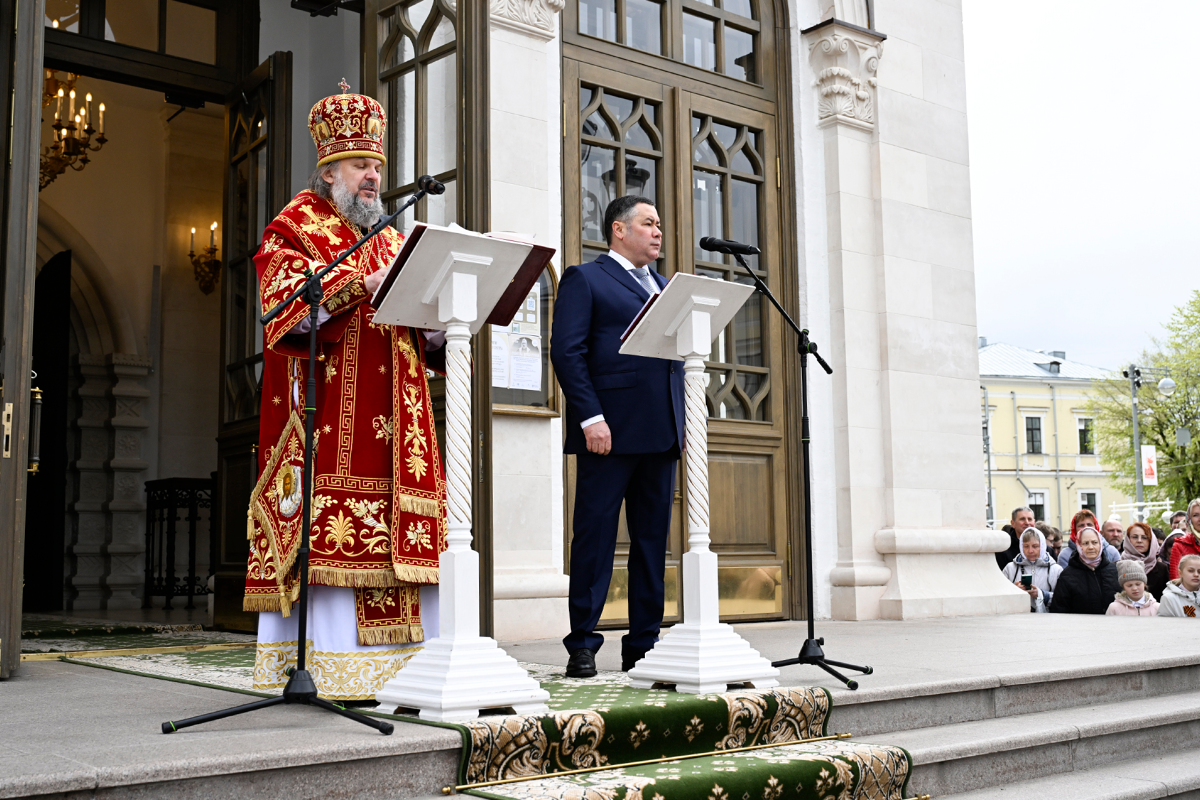 Губернатор Игорь Руденя: Святитель Тихон был выбран патриархом в очень непростое для нашей страны время, когда вершились судьбы миллионов людей