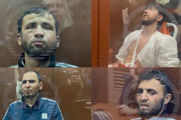 Суд в Москве арестовал четырёх фигурантов дела о теракте в «Крокусе»